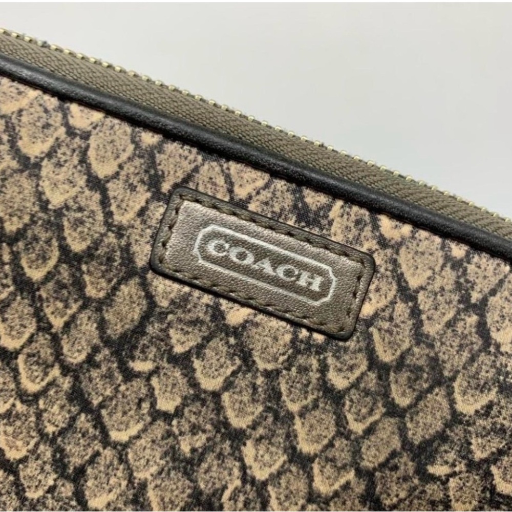 Coach Taylor Python Print Long Wallet - image 2